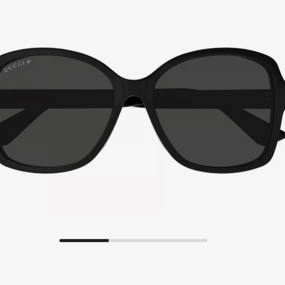 Gucci Black Oversized Square Sunglasses New Condition - Picture 14 of 14